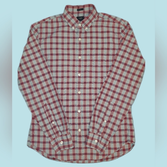 J. Crew Other - J. Crew Checkered Long Sleeve Slim